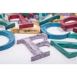 “Vividly Vintage” 7" Fabricated Steel Alphabet 12 “Vividly Vintage” 7" Fabricated Steel Alphabet -House Sign Discount Store 33b 100413 copy