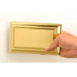 Art Deco, Double Banded Edge Sign.