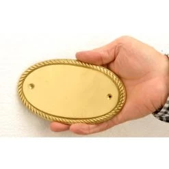 Oval Georgian Plaque