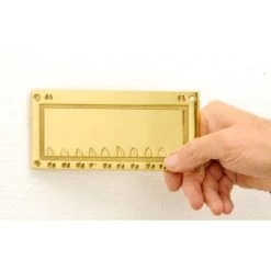 Ornate Rectangular Engraveable Sign