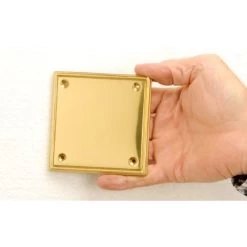 Brass Stepped Edge Engraved Sign