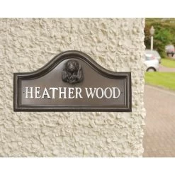 Cavalier King Charles Spaniel House Name Plaque