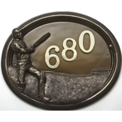 "Roehampton Hill" Cricketer House Sign