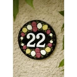 "Renwell Valley" Blank Floral House Sign