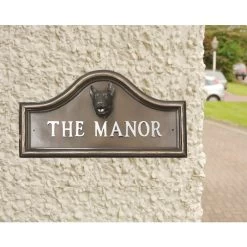 English Bull Terrier House Name Plaque