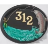 House Sign - Hand Painted - Fisherman -House Sign Discount Store Fisherman House Sign HP 1
