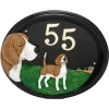 House Sign - Hand Painted - Beagle -House Sign Discount Store HPBeagleOvalPlaque
