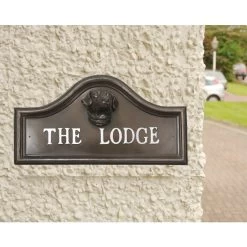 Labrador House Name Plaque