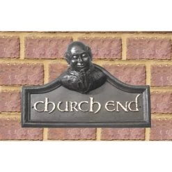 Serene Mythical Monk House Name Sign