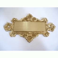 Ornate Shaped Engraveable Sign