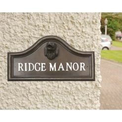 Red Setter House Name Plaque