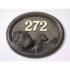 House Sign - Bronze Finish - Boxer Dog