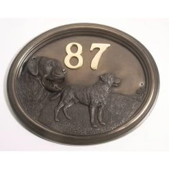 House Sign - Bronze Finish - Labrador