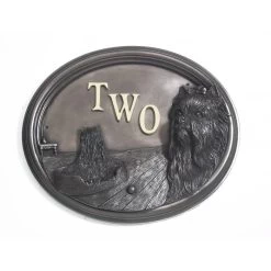 House Sign - Bronze Finish - Yorkshire Terrier