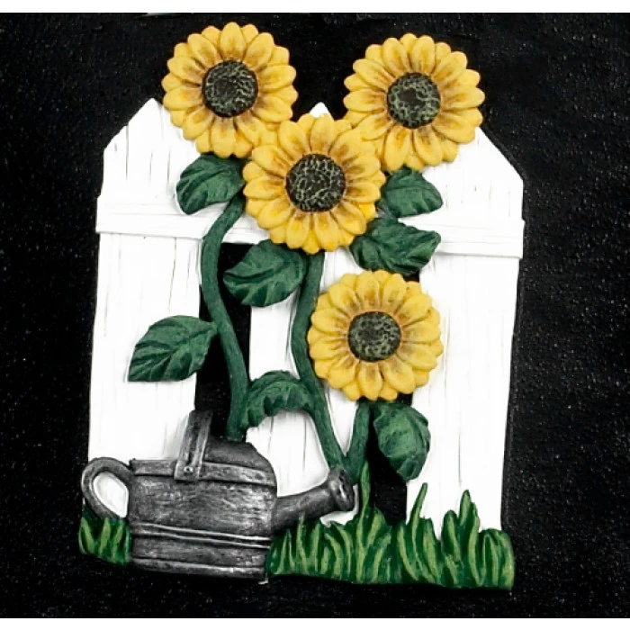 "Garden Sunflowers" Cast Iron Effect House Name Sign 4 "Garden Sunflowers" Cast Iron Effect House Name Sign - Image 2