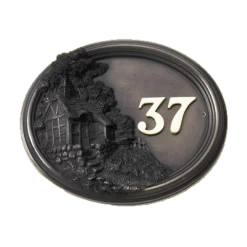 "Blakeney Croft" Thatched Cottage House Number Sign