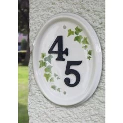 Ceramic Ivy House Sign