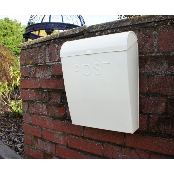 “Alpine Peaks” Cream Contemporary Post Box 9 “Alpine Peaks” Cream Contemporary Post Box - Image 7