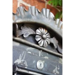 "Aubrey End" Gothic Post Box And Newspaper Holder -House Sign Discount Store aubrey letter box top close 1