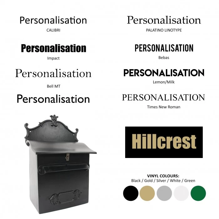 “Espresso” Black Goldhay Secure Post And Parcel Box - Image 3