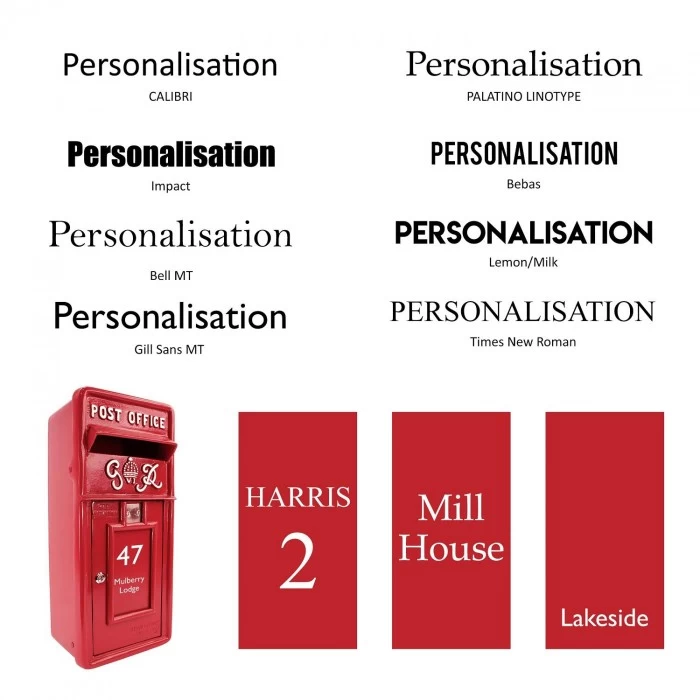 "Redford Keep" Slim King George Post Box 11 "Redford Keep" Slim King George Post Box - Image 9