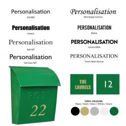 Green Contemporary Post Box With Lock 11 Green Contemporary Post Box With Lock -House Sign Discount Store bcmw product fonts lb1153 lock g