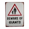 "Beware Of Giants" Sign -House Sign Discount Store beware of giants sign 1