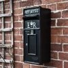 "Original Reproduction" Black Elizabeth Regina Slim Post Box -House Sign Discount Store black er elizabeth regina post box