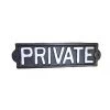 Black Iron 'Private' Sign 2 Black Iron 'Private' Sign -House Sign Discount Store black iron private sign 1