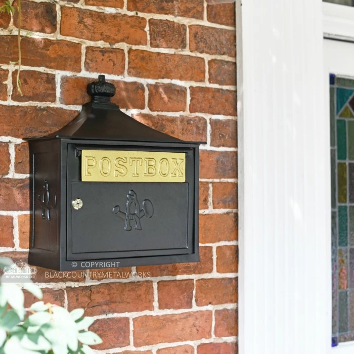 Black "The Suffolk" Post Or Parcel Box - Image 3