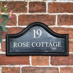 Black Traditional House Name Sign - Vinyl Letters 16 Black Traditional House Name Sign - Vinyl Letters -House Sign Discount Store black traditional house name sign vinyl letters 2