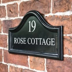 Black Traditional House Name Sign - Vinyl Letters 13 Black Traditional House Name Sign - Vinyl Letters -House Sign Discount Store black traditional house name sign vinyl letters 6