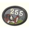 House Number - Hand Painted - Boxer Dog - House Sign -House Sign Discount Store boxer dog house number sign
