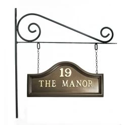 Bronze Plain Double Sided House Name Sign -House Sign Discount Store bronze plain double sided house name sign 2