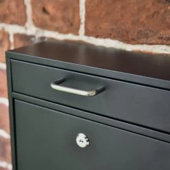 "Brookville" Black Wall Mounted Post Box -House Sign Discount Store brookville black wall mounted post box 4 2