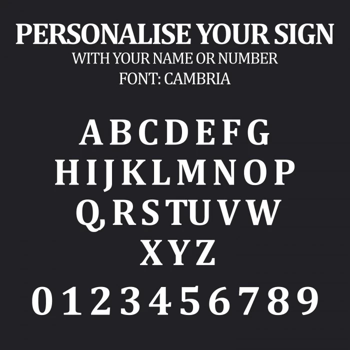 Starling Iron Bracket House Name Sign 6 Starling Iron Bracket House Name Sign - Image 4