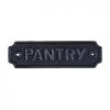 Cast Iron "Pantry" Sign -House Sign Discount Store cast iron pantry sign