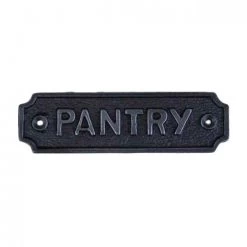 Cast Iron "Pantry" Sign