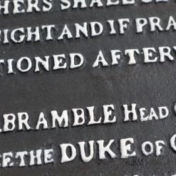 Cast Iron "Poachers" Sign -House Sign Discount Store cast iron poachers sign 3