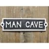 "Man Cave" Cast Iron Sign 1 "Man Cave" Cast Iron Sign -House Sign Discount Store cast iron sign