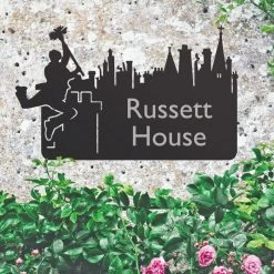 Chimney Sweep Iron House Name Sign 11 Chimney Sweep Iron House Name Sign -House Sign Discount Store chimney sweeper house name sign 3