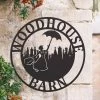 Circular Steel Mary Poppins House Name Sign -House Sign Discount Store circular steel mary poppins house name sign 4