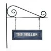 Classic Blue Rectangular Double Sided House Name Sign -House Sign Discount Store classic blue rectangular double sided house name sign
