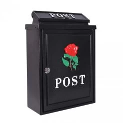 "Oxford Rose" Wall Mounted Post Box -House Sign Discount Store cnsr001