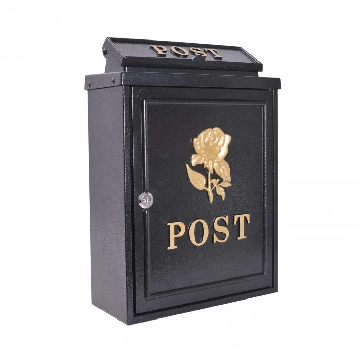 Gold Rose "Oxford" Wall Mounted Post Box 9 Gold Rose "Oxford" Wall Mounted Post Box - Image 7