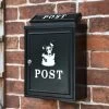 Black & White "Oxford" Border Collie Wall Mounted Post Box -House Sign Discount Store cnsr009 3