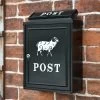 Black "Oxford Down" Wall Mounted Post Box -House Sign Discount Store cnsr010 3
