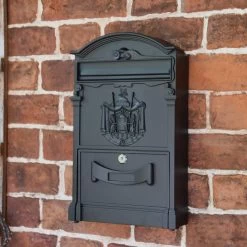 "Midnight Thunder" Dawson Lodge Post Box - 41cm