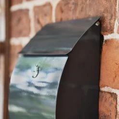 "Moonlight Dance" Grey Wall Mounted Post Box -House Sign Discount Store cnsr026 3