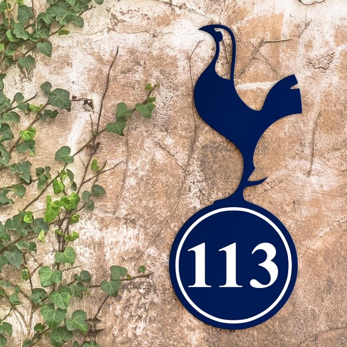 Contemporary Cockerel Iron House Number Sign 7 Contemporary Cockerel Iron House Number Sign - Image 5